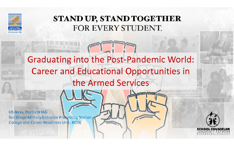 Graduating into the Post-Pandemic World: Career and Educational Opportunities in the Armed Services