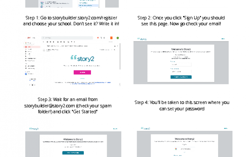 Story2 Account Signup 2021 - Schools